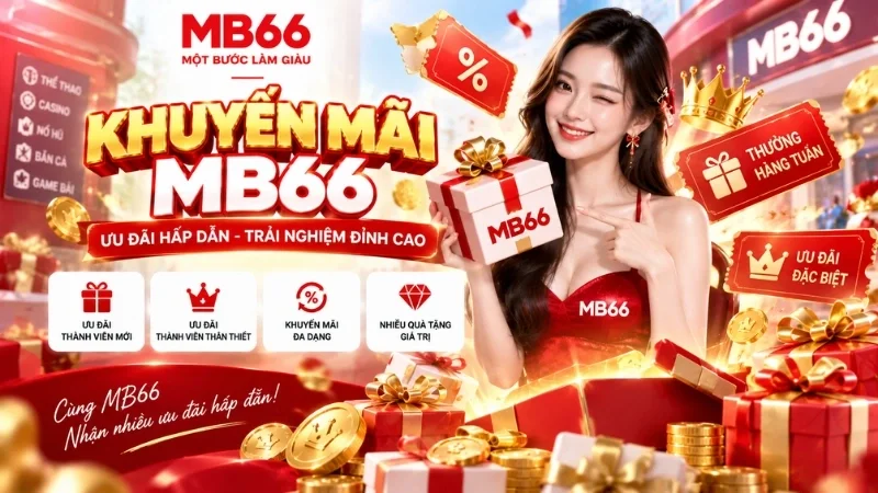 Các nhóm ưu đãi và khuyến mãi tại MB66.