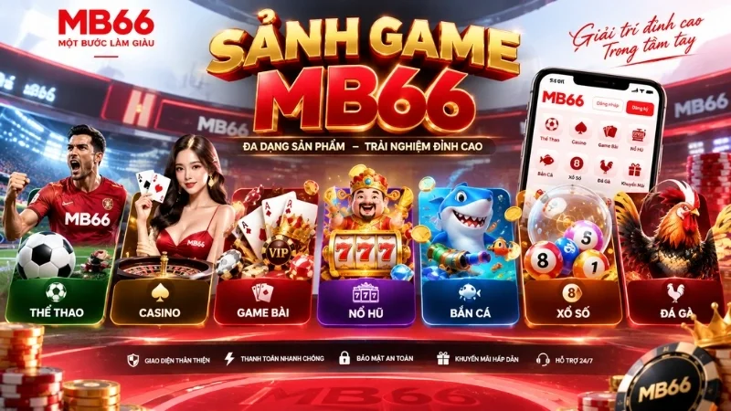 Các nhóm sản phẩm giải trí tại MB66.
